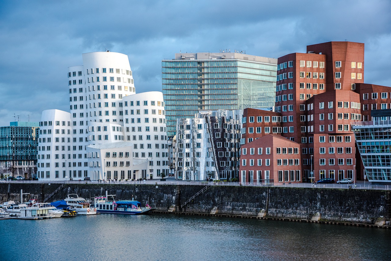 The Gehry buildings in Düsseldorf